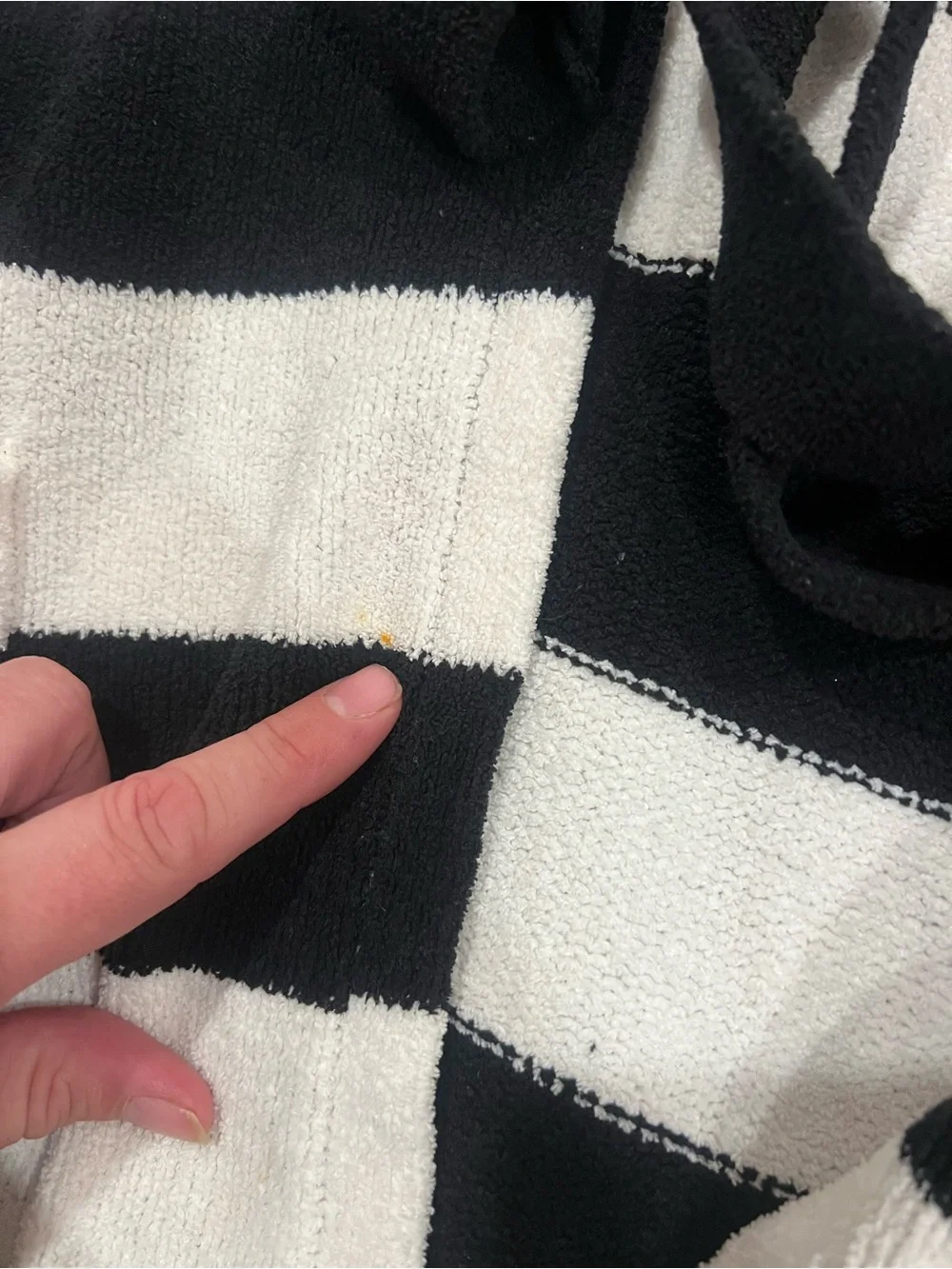 Betsey Johnson Black & White Striped Cardigan with Red Heart